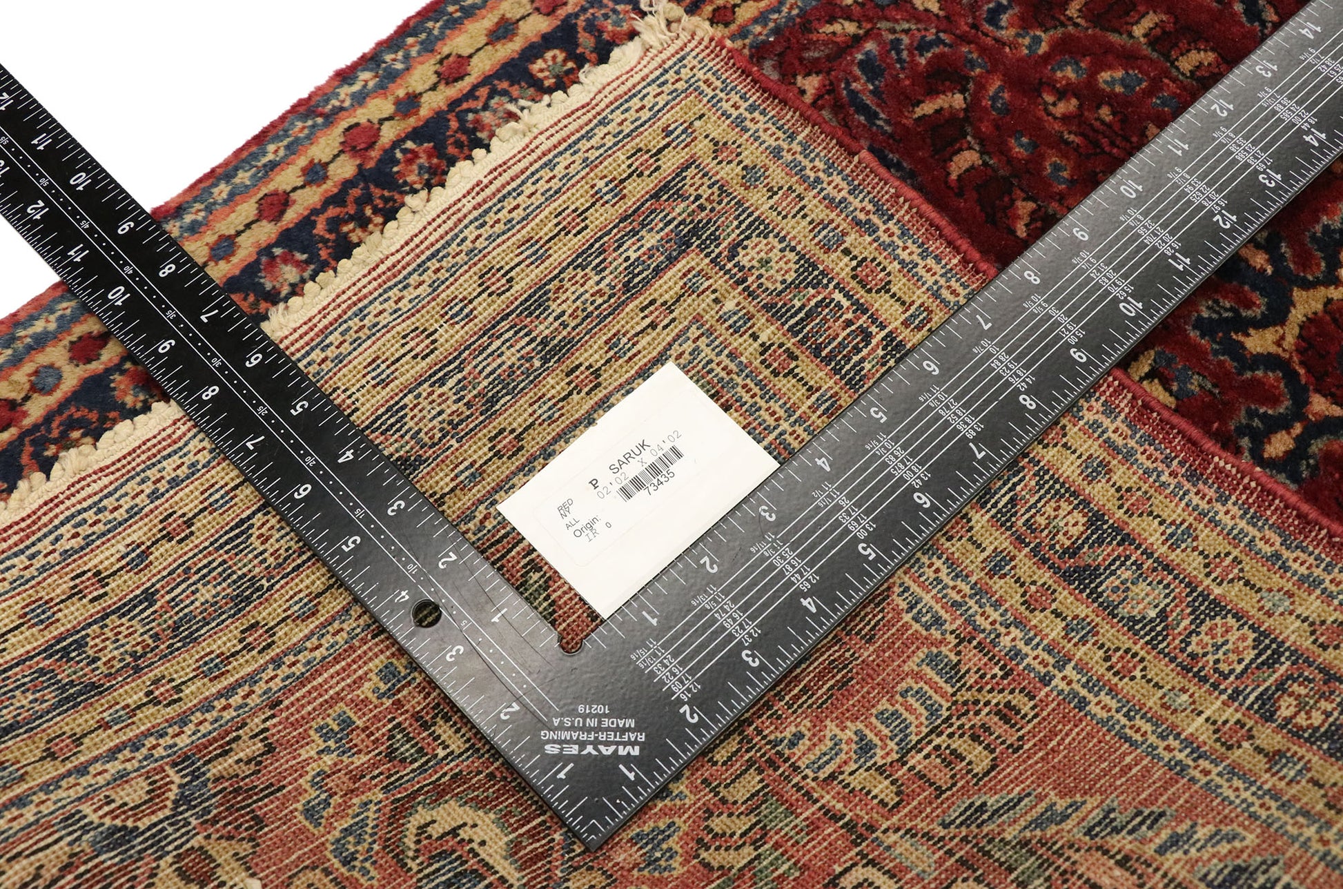 2 x 4 Antique Persian Sarouk Rug 73435