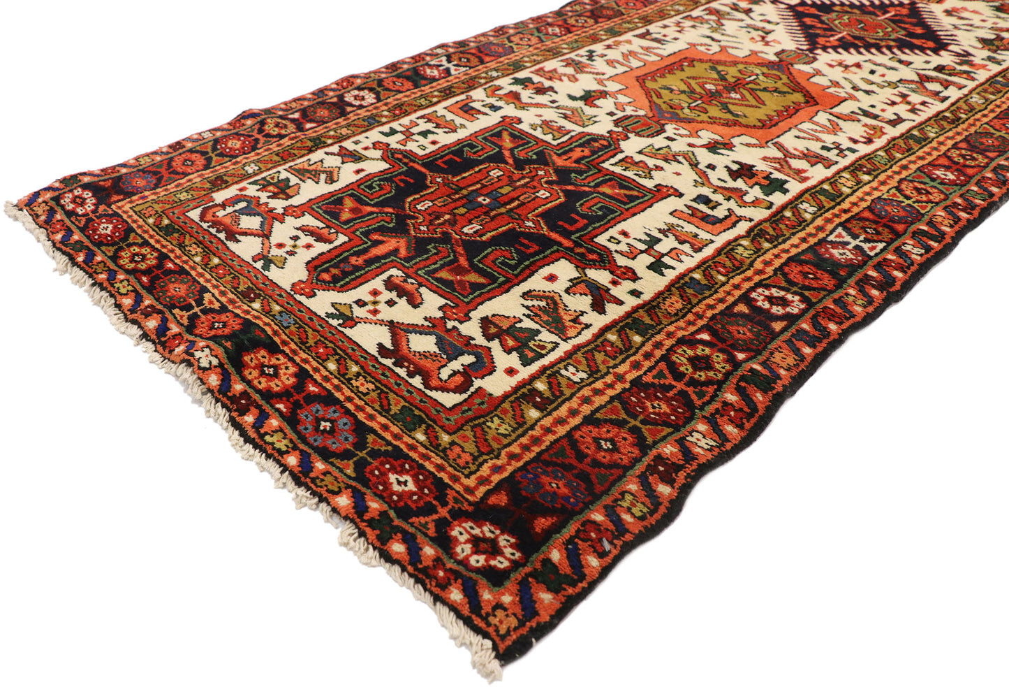 2 x 35 Vintage Heriz Rug 73459