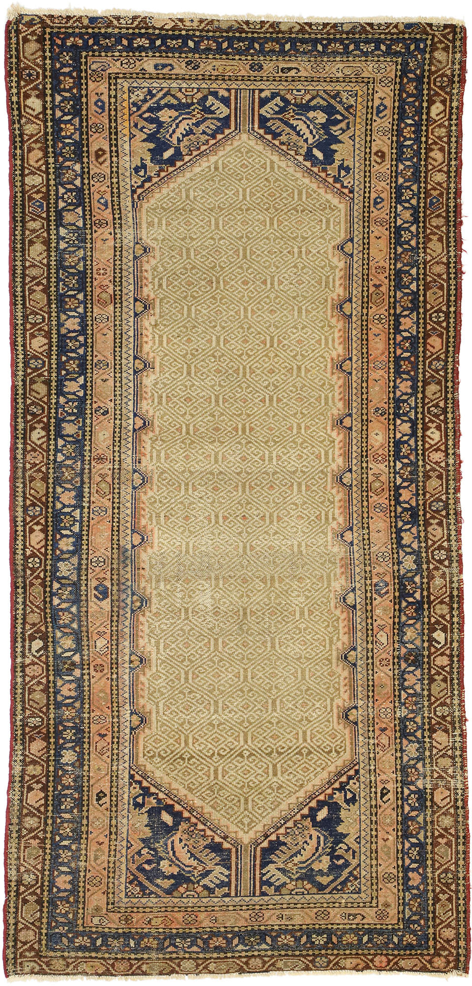 3 x 6 Antique Persian Malayer Rug 73481