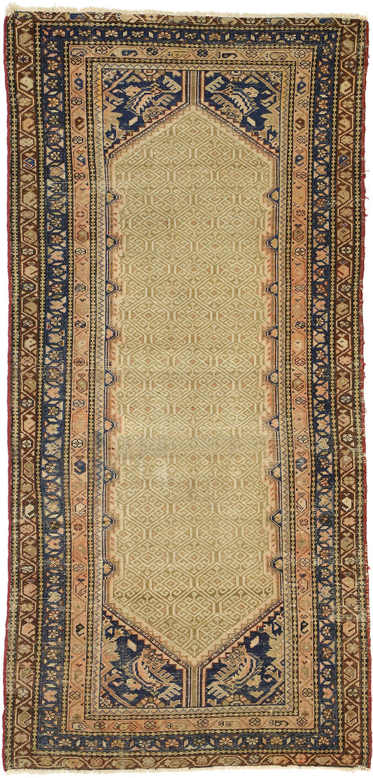 3 x 6 Antique Persian Malayer Rug 73481