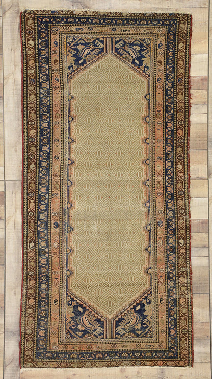 3 x 6 Antique Persian Malayer Rug 73481
