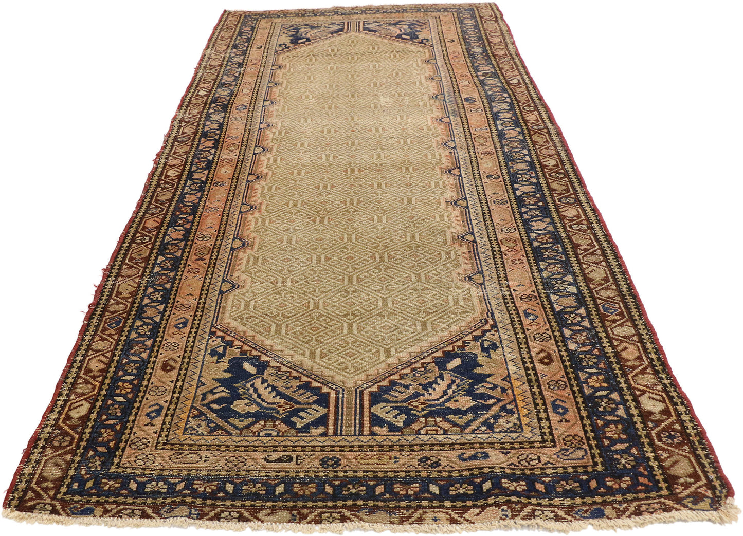 3 x 6 Antique Persian Malayer Rug 73481