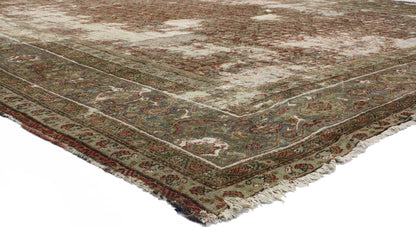 13 x 18 Antique Persian Sultanabad Rug 73485