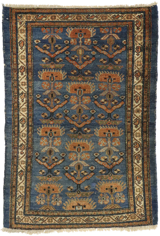 3 x 4 Antique Persian Hamadan Rug 73486