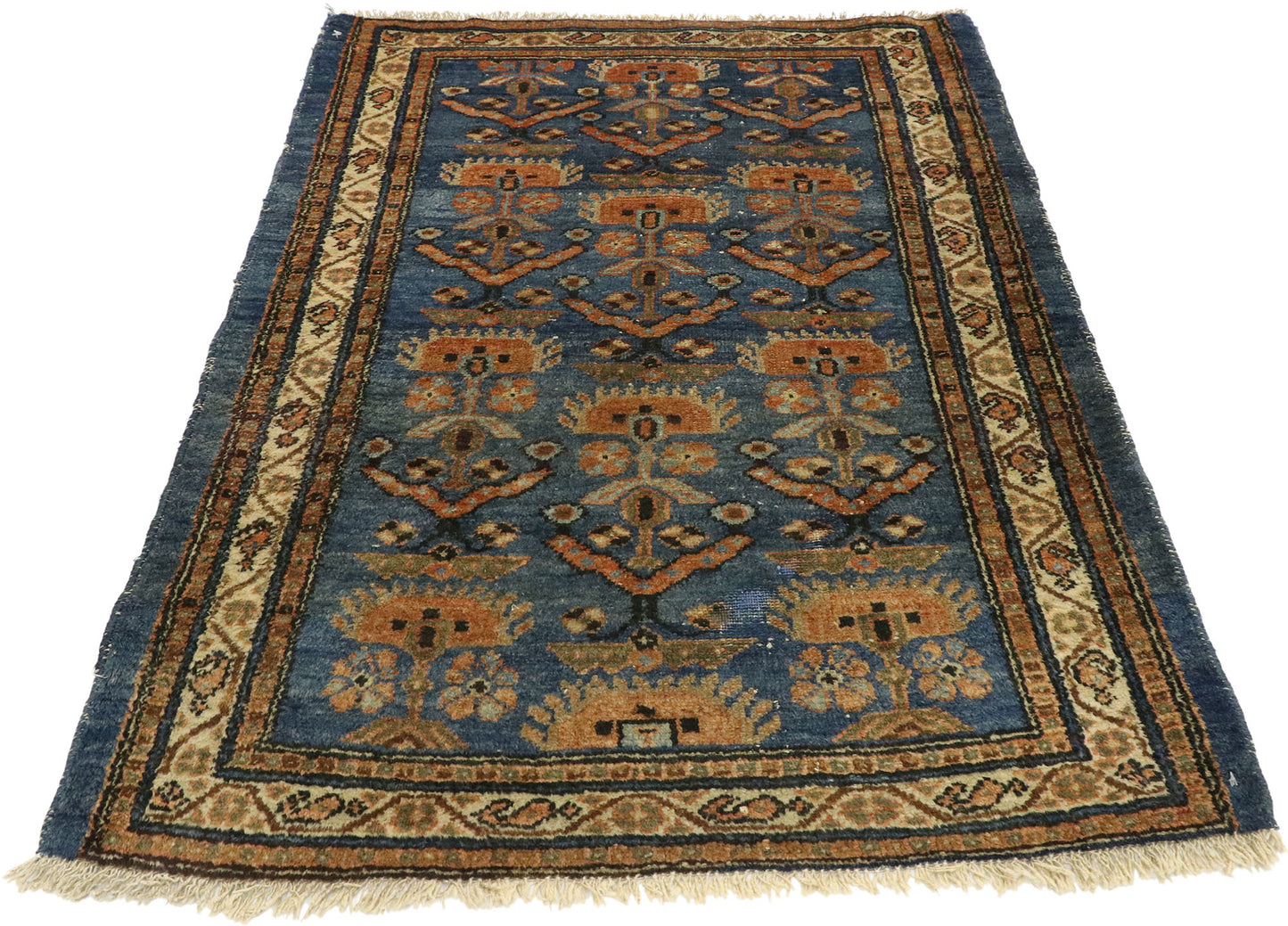 3 x 4 Antique Persian Hamadan Rug 73486