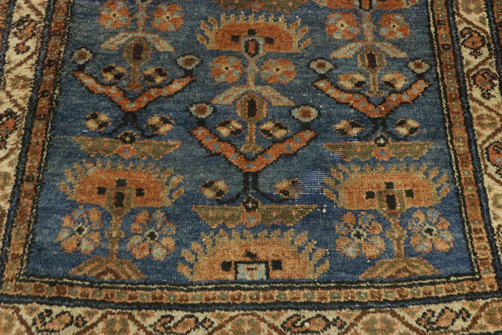 3 x 4 Antique Persian Hamadan Rug 73486