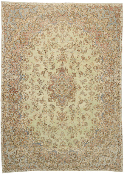 12 x 17 Antique Persian Kerman Rug 73493