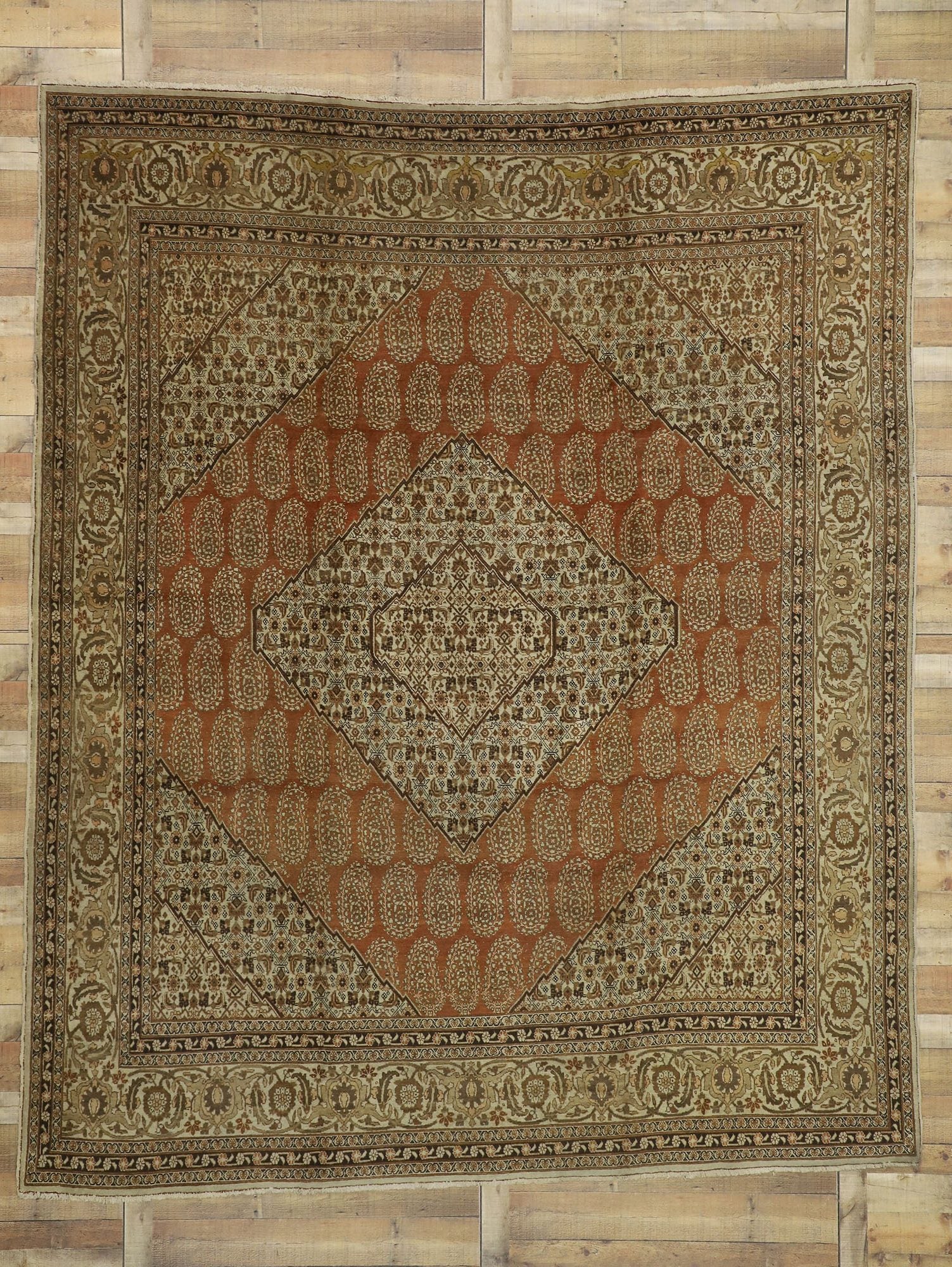 10 x 12 Haji Khalili Antique Persian Tabriz Rug 73538
