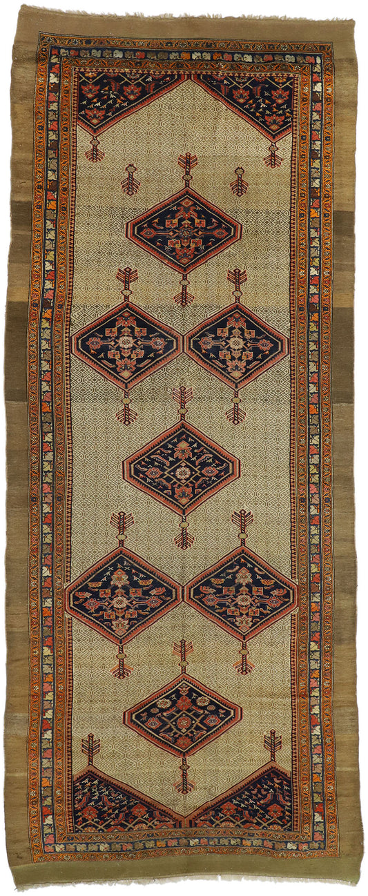 6 x 16 Antique Persian Malayer Rug 73578