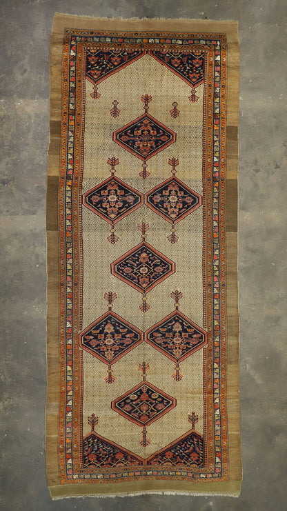 6 x 16 Antique Persian Malayer Rug 73578