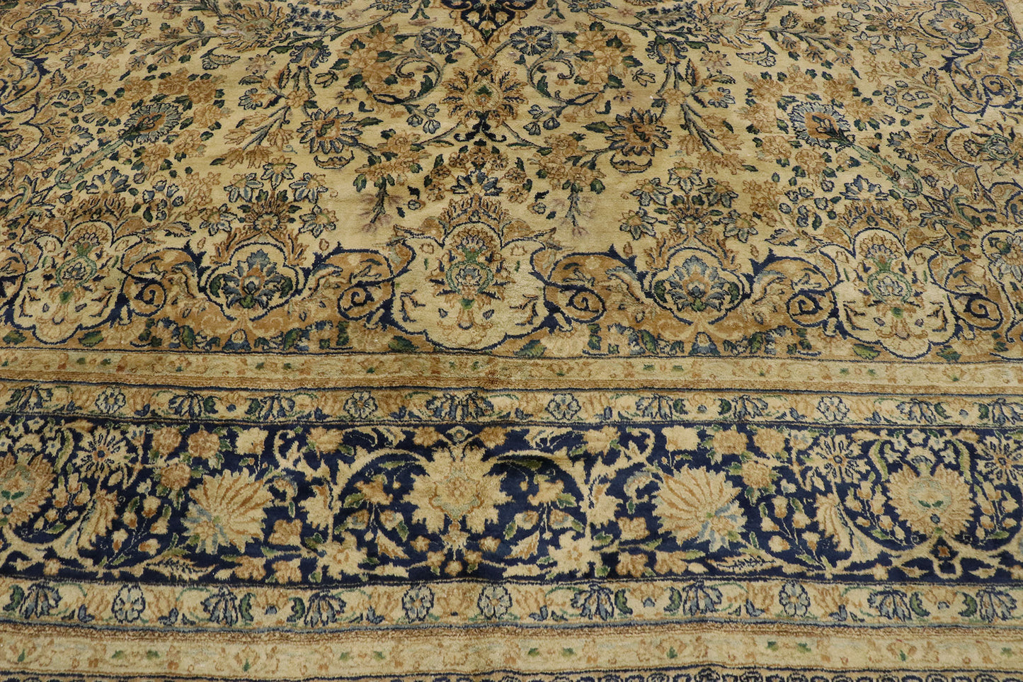 10 x 14 Antique Persian Kerman Rug 73582