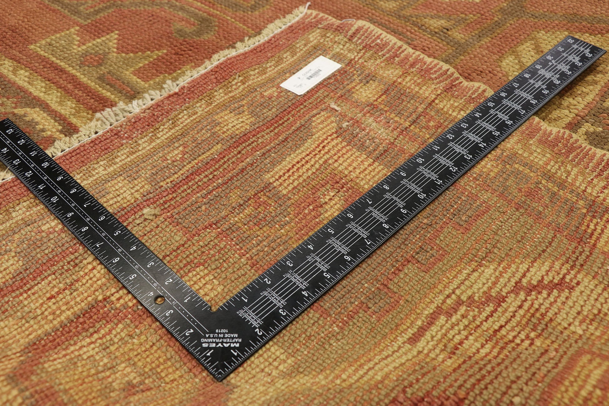 10 x 13 Antique Turkish Oushak Rug 73592
