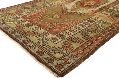 4 x 7 Vintage Turkish Oushak Rug 73601