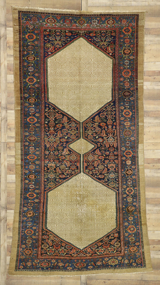 6 x 13 Antique Persian Malayer Rug 73608