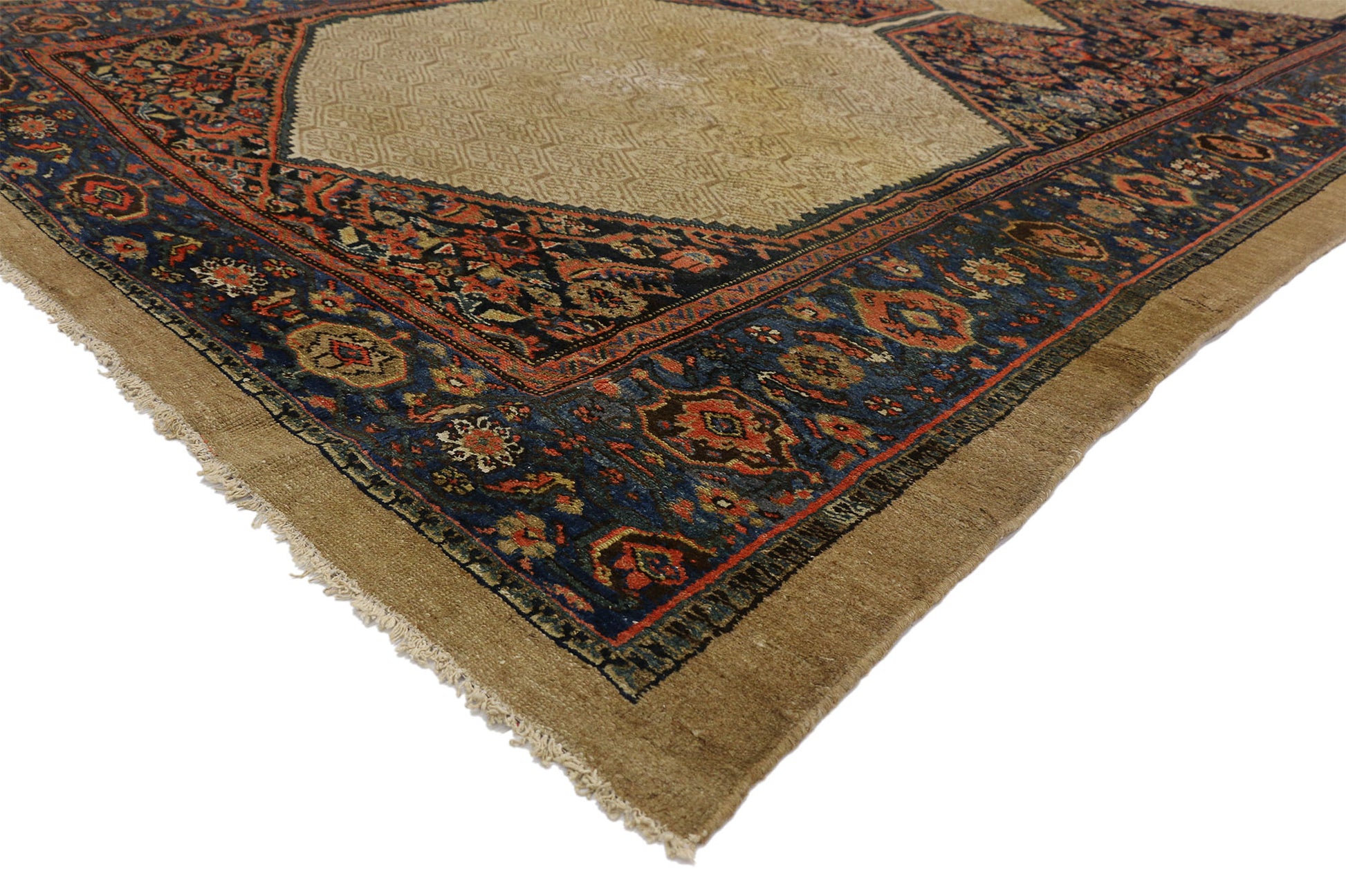 6 x 13 Antique Persian Malayer Rug 73608