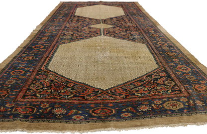 6 x 13 Antique Persian Malayer Rug 73608