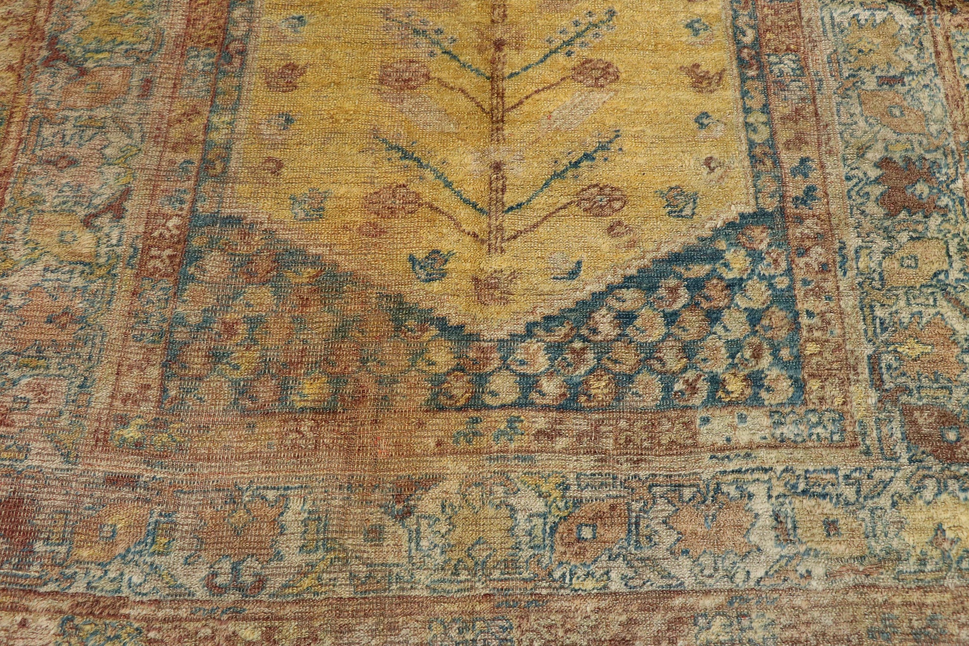 4 x 7 Antique Turkish Oushak Rug 73610