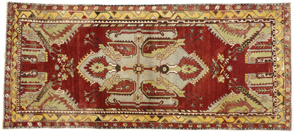 5 x 10 Vintage Turkish Oushak Rug 73637