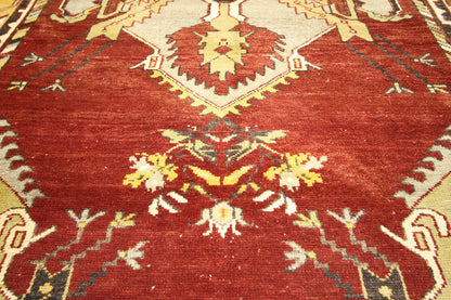 5 x 10 Vintage Turkish Oushak Rug 73637