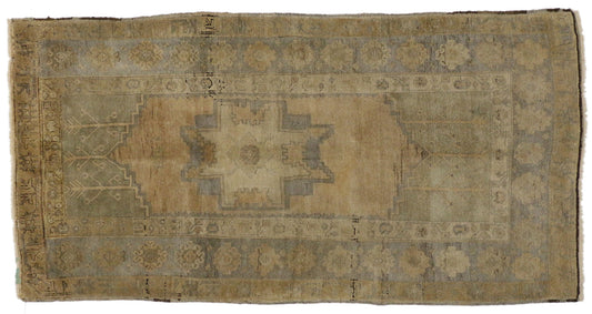 4 x 7 Vintage Turkish Oushak Rug 73638