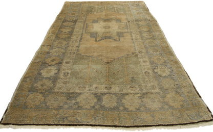 4 x 7 Vintage Turkish Oushak Rug 73638