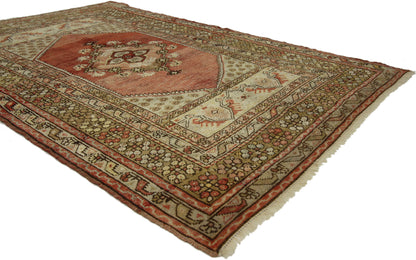3 x 5 Vintage Turkish Oushak Rug 73645