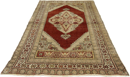 3 x 5 Vintage Turkish Oushak Rug 73649