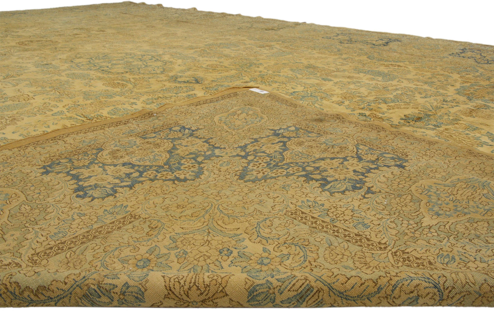 12 x 18 Antique Persian Kerman Rug 73654