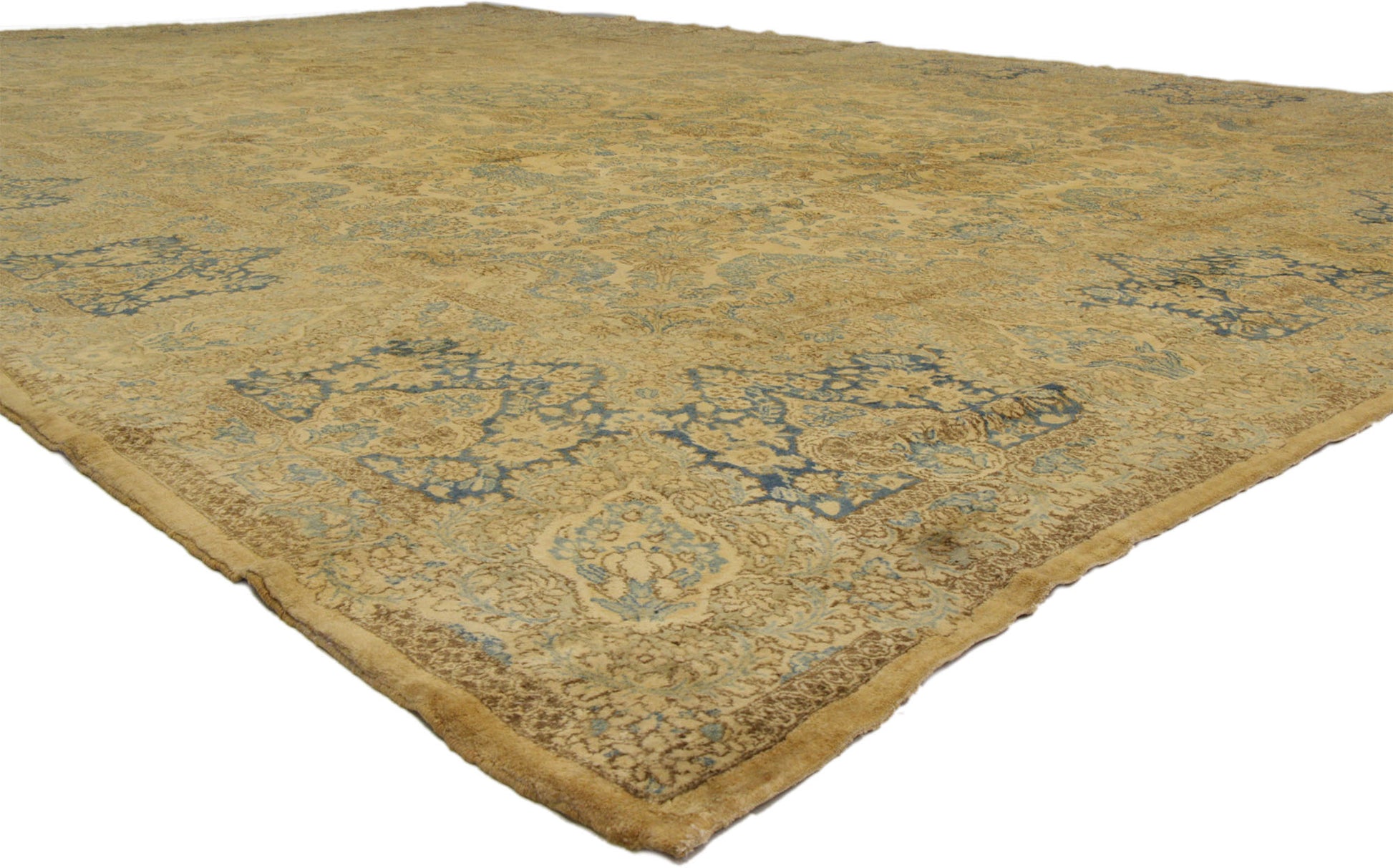 12 x 18 Antique Persian Kerman Rug 73654