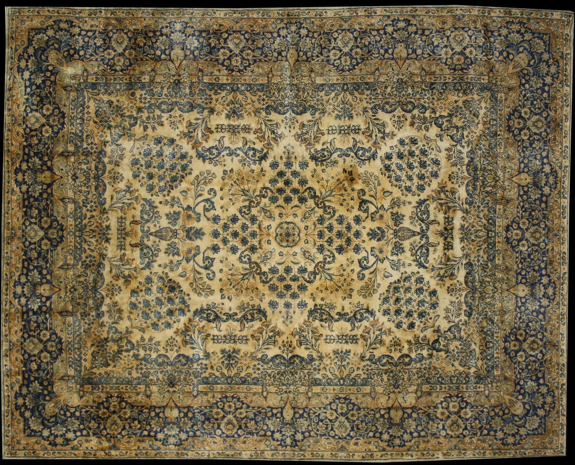 8 x 10 Antique Persian Kerman Rug 73656