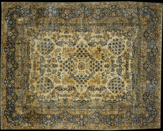 8 x 10 Antique Persian Kerman Rug 73656