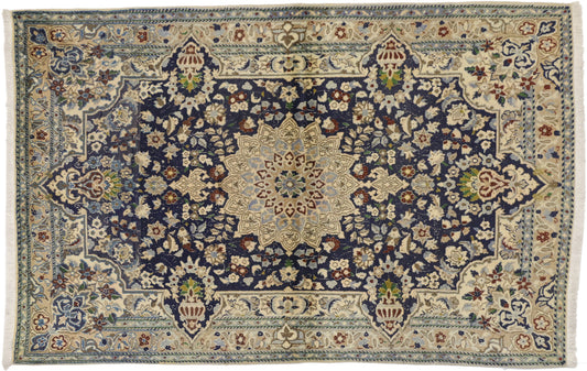 4 x 6 Vintage Nain Rug 73676