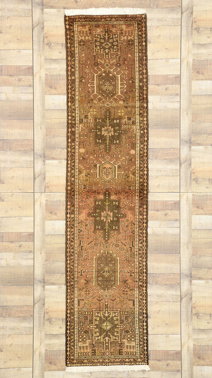 2 x 9 Vintage Persian Heriz Runner 73679