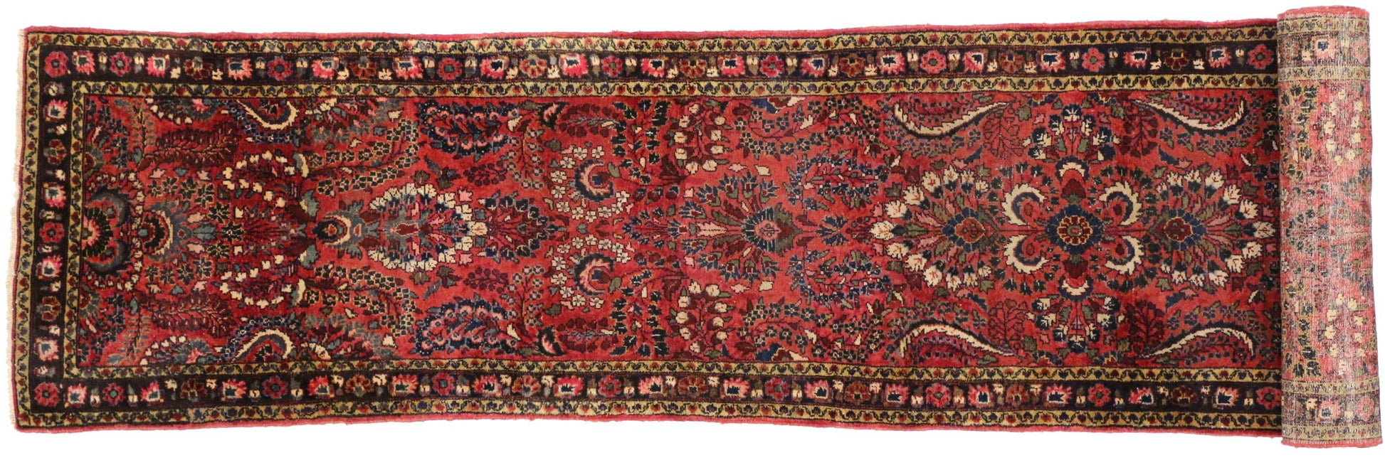 3 x 21 Antique Persian Hamadan Rug 73685