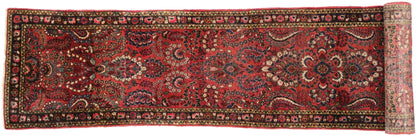 3 x 21 Antique Persian Hamadan Rug 73685