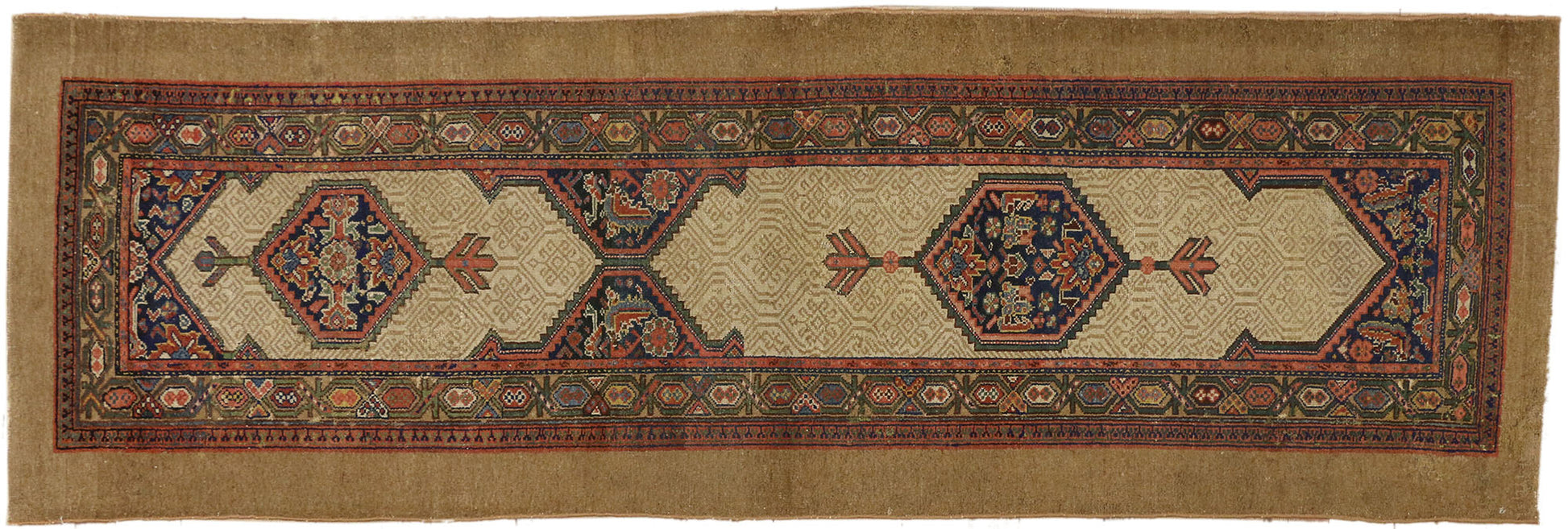 3 x 10 Antique Persian Malayer Rug 73688