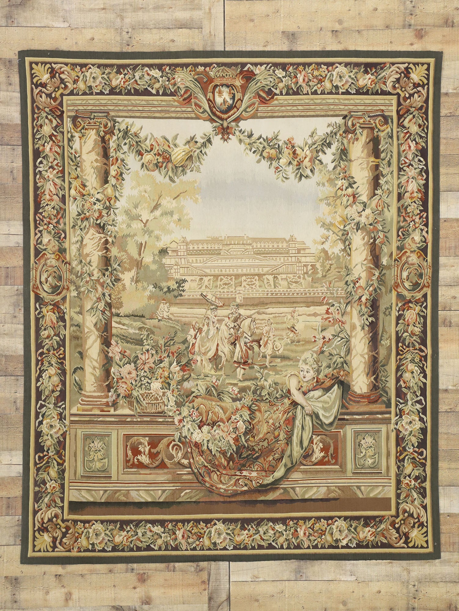 6 x 7 Gobelins Reproduction Tapestry 73692