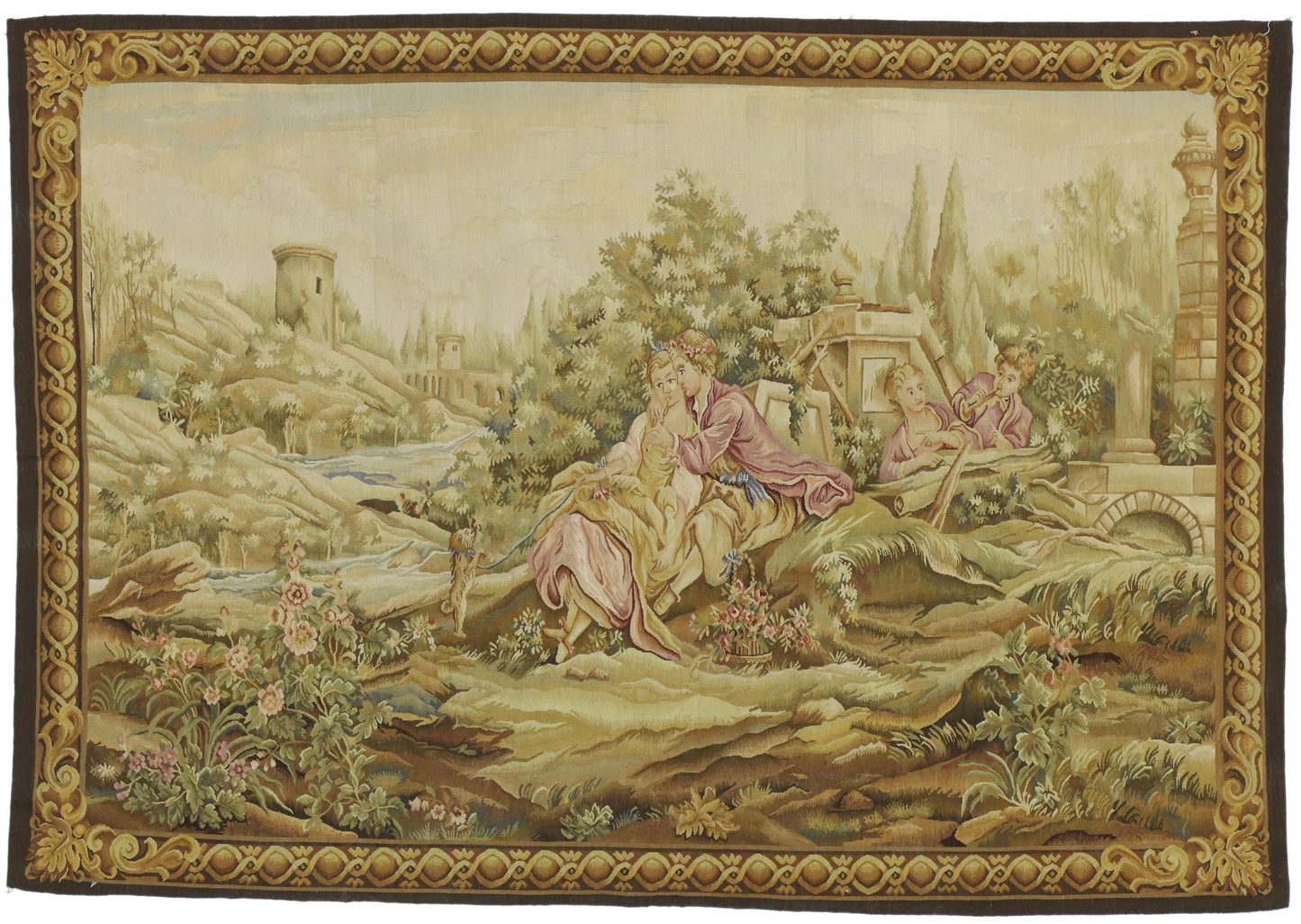 4 x 6 Francois Boucher Reproduction Tapestry 73697