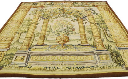 5 x 6 Flemish Reproduction Garden Tapestry 73698