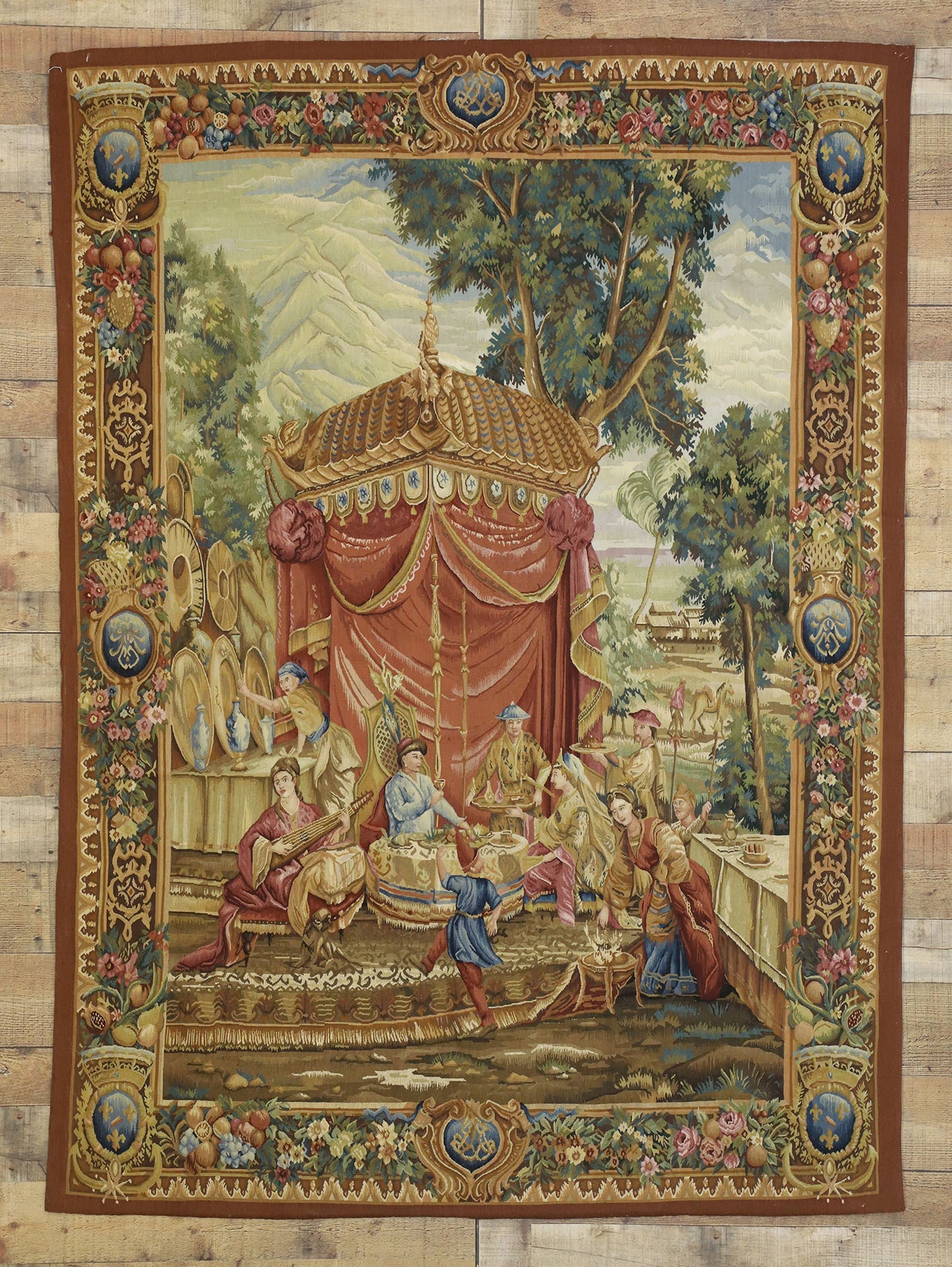 5 x 7 Beauvais Reproduction Tapestry 73699