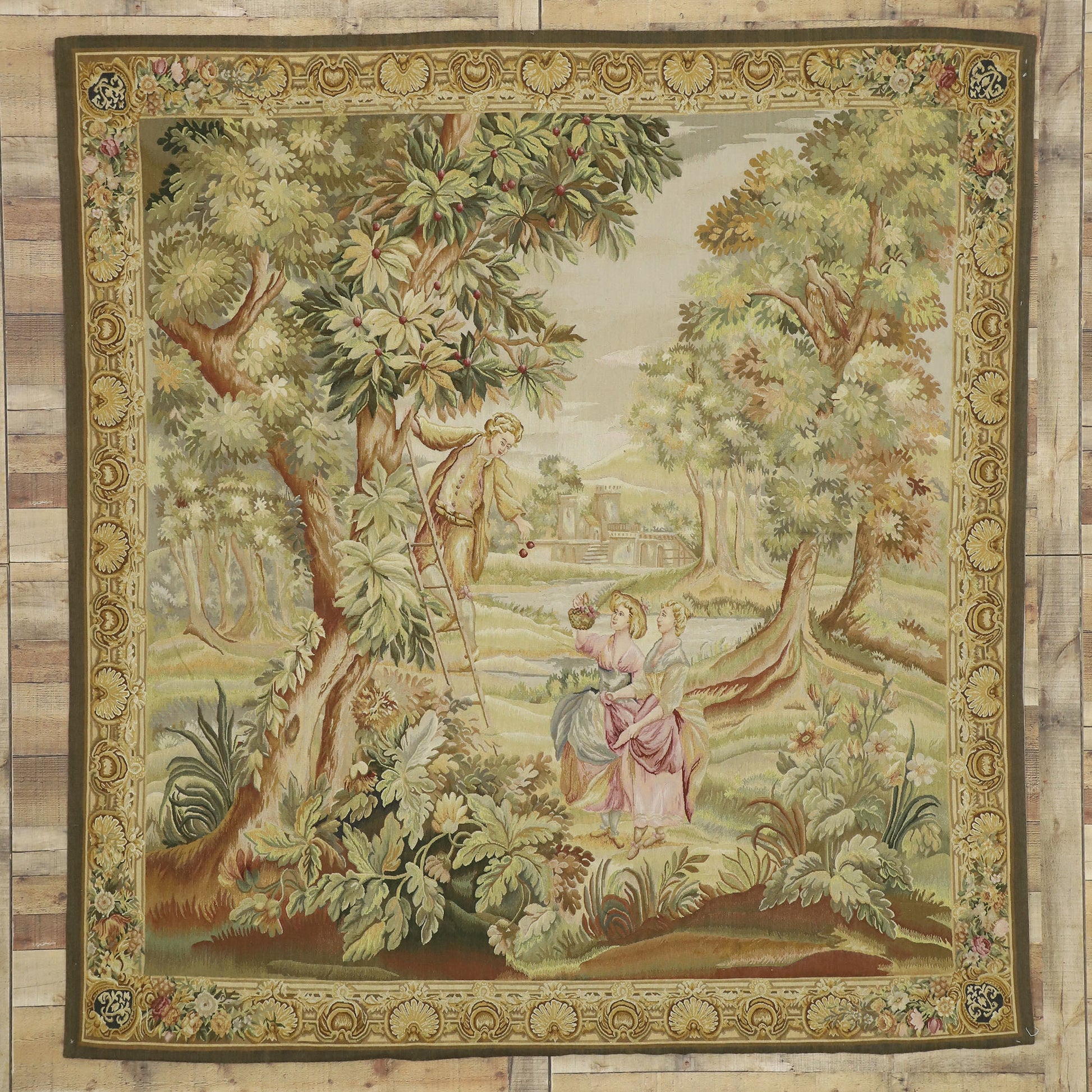 7 x 7 Francois Boucher Reproduction Tapestry 73700
