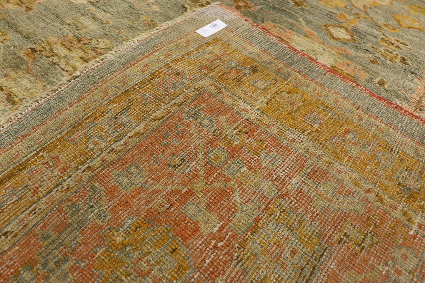 11 x 14 Antique Turkish Oushak Rug 73717