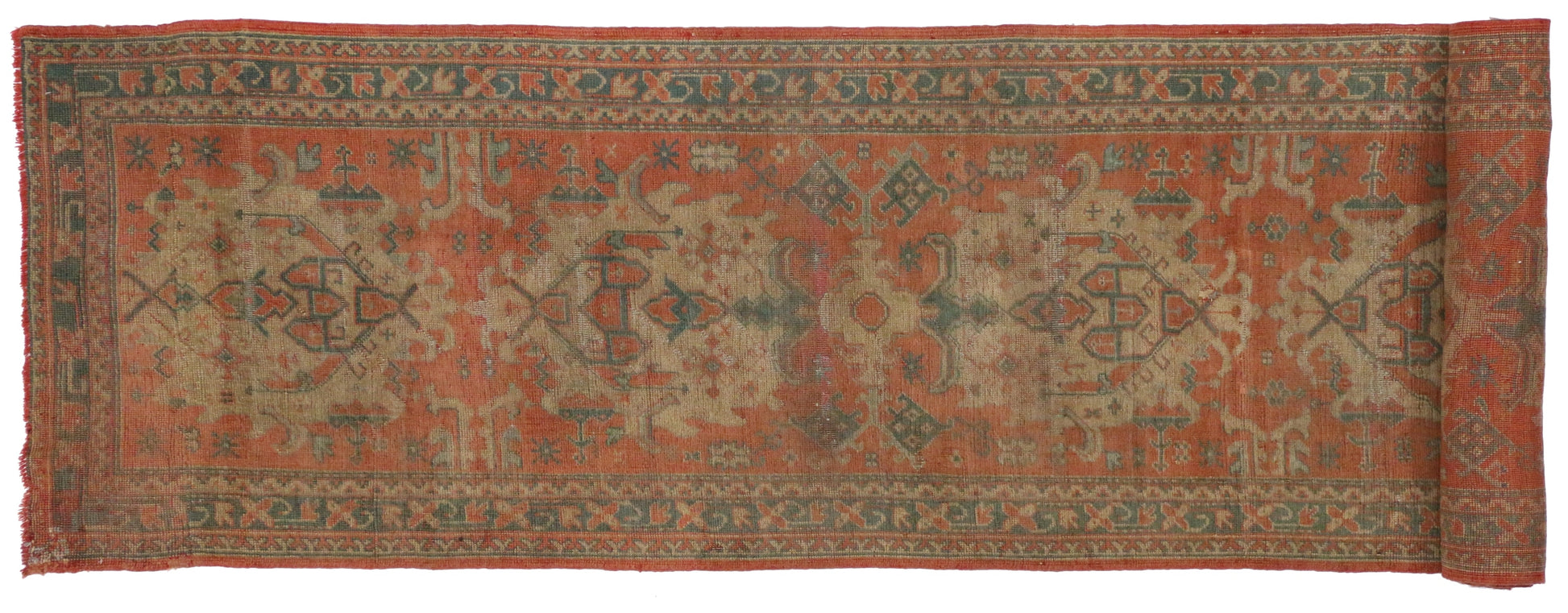 3 x 23 Antique Oushak Rug 73718