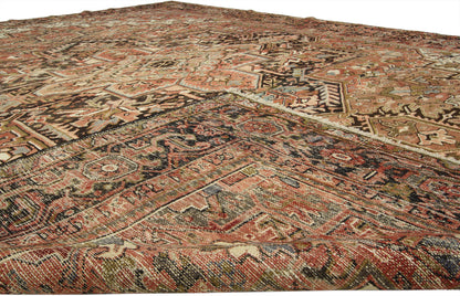 10 x 13 Vintage Persian Heriz Rug 73720