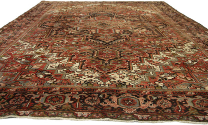 10 x 13 Vintage Persian Heriz Rug 73720