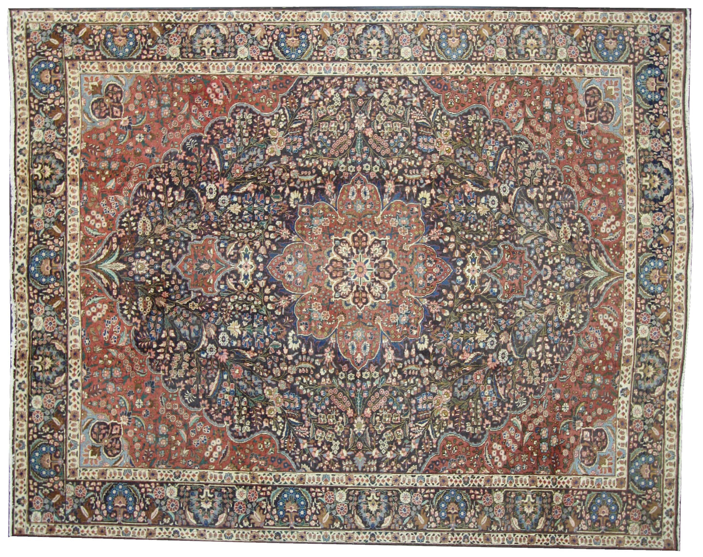 10 x 13 Antique Tabriz Rug 73731