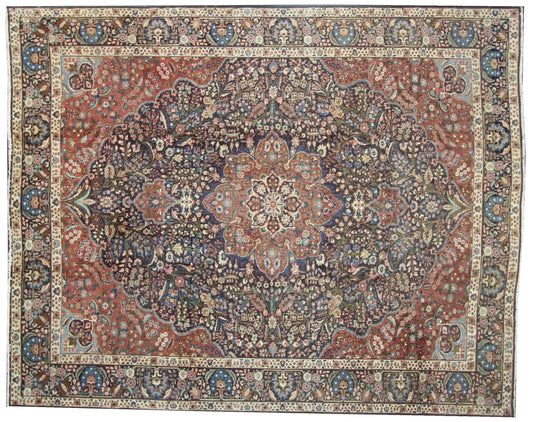 10 x 13 Antique Tabriz Rug 73731