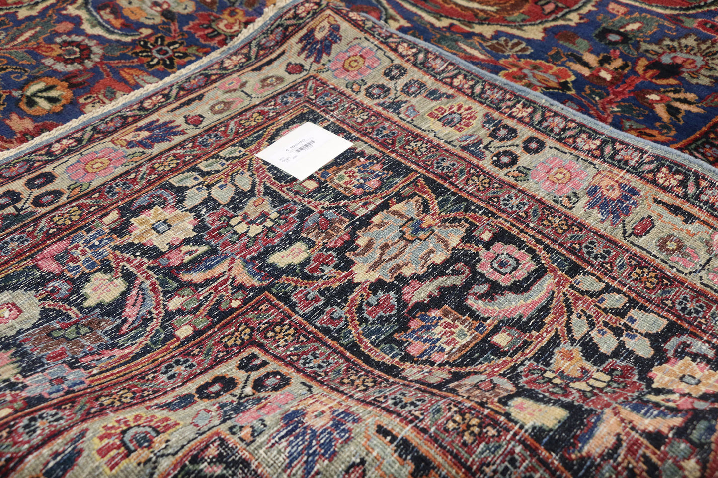 10 x 17 Antique Persian Mashhad Rug 73733