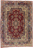 10 x 14 Vintage Persian Yazd Rug 73735