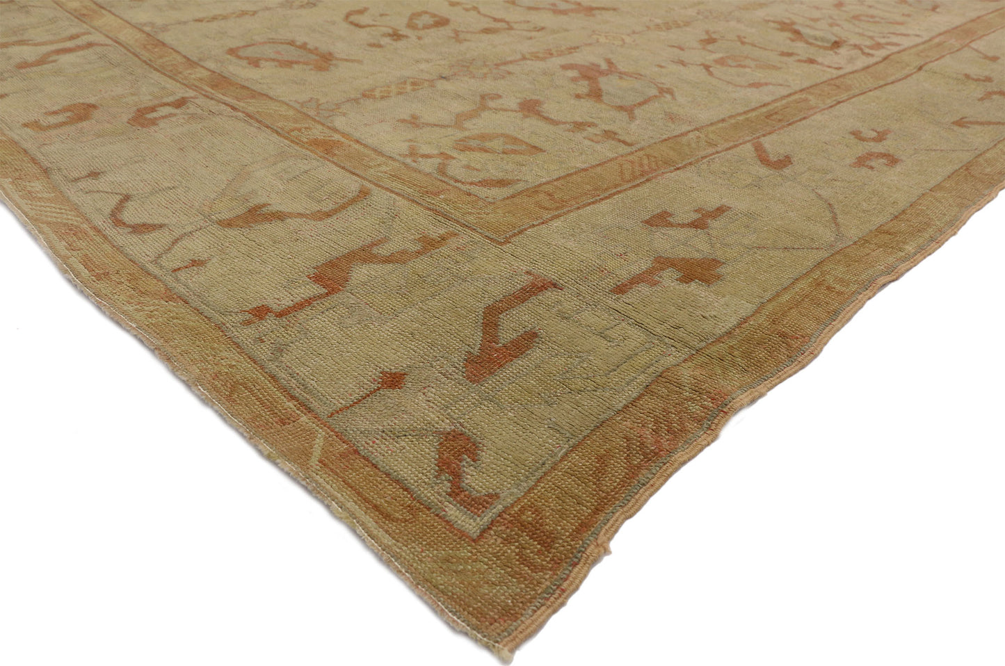 10 x 12 Antique Turkish Oushak Rug 73736